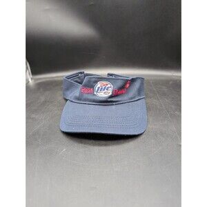 Vintage Navy Blue Boston Red Sox Jerry Remy Rem Dawg #2 Miller Lite Visor RARE